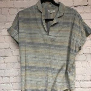 Madewell linen crop top